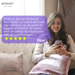 Bonoff Doucherek Zwart – 2 Laags - Doucherek Zonder Boren - Zwart – Doucherek Hangend - Badkamerrek –RVS – Badkamer Accessoires – Stijlvol 23 Bonoff Doucherek Zwart – 2 Laags - Doucherek Zonder Boren - Zwart – Doucherek Hangend - Badkamerrek –RVS – Badkamer Accessoires – Stijlvol -Badkamer Wijs 1200x1200 2569