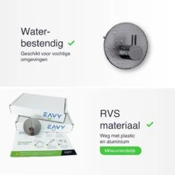 4x Handdoekhaakjes (Zelfklevend) Van RVS Zilver – Zelfklevende Haakjes – Wandhaak – Handdoekhouder – Ophanghaken Voor Keuken Of Badkamer (Accessoires) -Badkamer Wijs 1200x1200 257