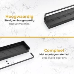 Merkloos Doucherek Zonder Boren 2x 30 Cm – Doucherek – Doucherek Hangend – Badkamerrek – Zonder Boren – IP68 Waterdicht – 4KG Draagkracht – Zwart RVS 26 Merkloos Doucherek Zonder Boren 2x 30 Cm – Doucherek – Doucherek Hangend – Badkamerrek – Zonder Boren – IP68 Waterdicht – 4KG Draagkracht – Zwart RVS -Badkamer Wijs 1200x1200 2633