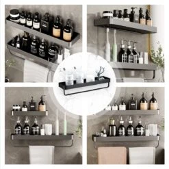 Merkloos Doucherek Zonder Boren 2x 30 Cm – Doucherek – Doucherek Hangend – Badkamerrek – Zonder Boren – IP68 Waterdicht – 4KG Draagkracht – Zwart RVS 29 Merkloos Doucherek Zonder Boren 2x 30 Cm – Doucherek – Doucherek Hangend – Badkamerrek – Zonder Boren – IP68 Waterdicht – 4KG Draagkracht – Zwart RVS -Badkamer Wijs 1200x1200 2636