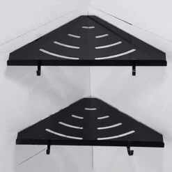 Vannons - Doucherek - Doucherek Hangend - Doucheplankje - Metaal - Set Van 2 - Zwart 16 Vannons - Doucherek - Doucherek Hangend - Doucheplankje - Metaal - Set Van 2 - Zwart -Badkamer Wijs 1200x1200 2639