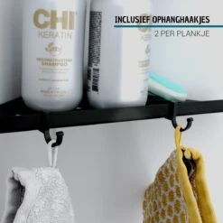 Vannons - Doucherek - Doucherek Hangend - Doucheplankje - Metaal - Set Van 2 - Zwart 17 Vannons - Doucherek - Doucherek Hangend - Doucheplankje - Metaal - Set Van 2 - Zwart -Badkamer Wijs 1200x1200 2640