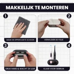 Lenga Tandenborstelhouder - Elektrische Tandenborstel Houder - Dubbele Tandenborstel Houder - Tandenborstel Houder Zwart 12 Lenga Tandenborstelhouder - Elektrische Tandenborstel Houder - Dubbele Tandenborstel Houder - Tandenborstel Houder Zwart -Badkamer Wijs 1200x1200 2705