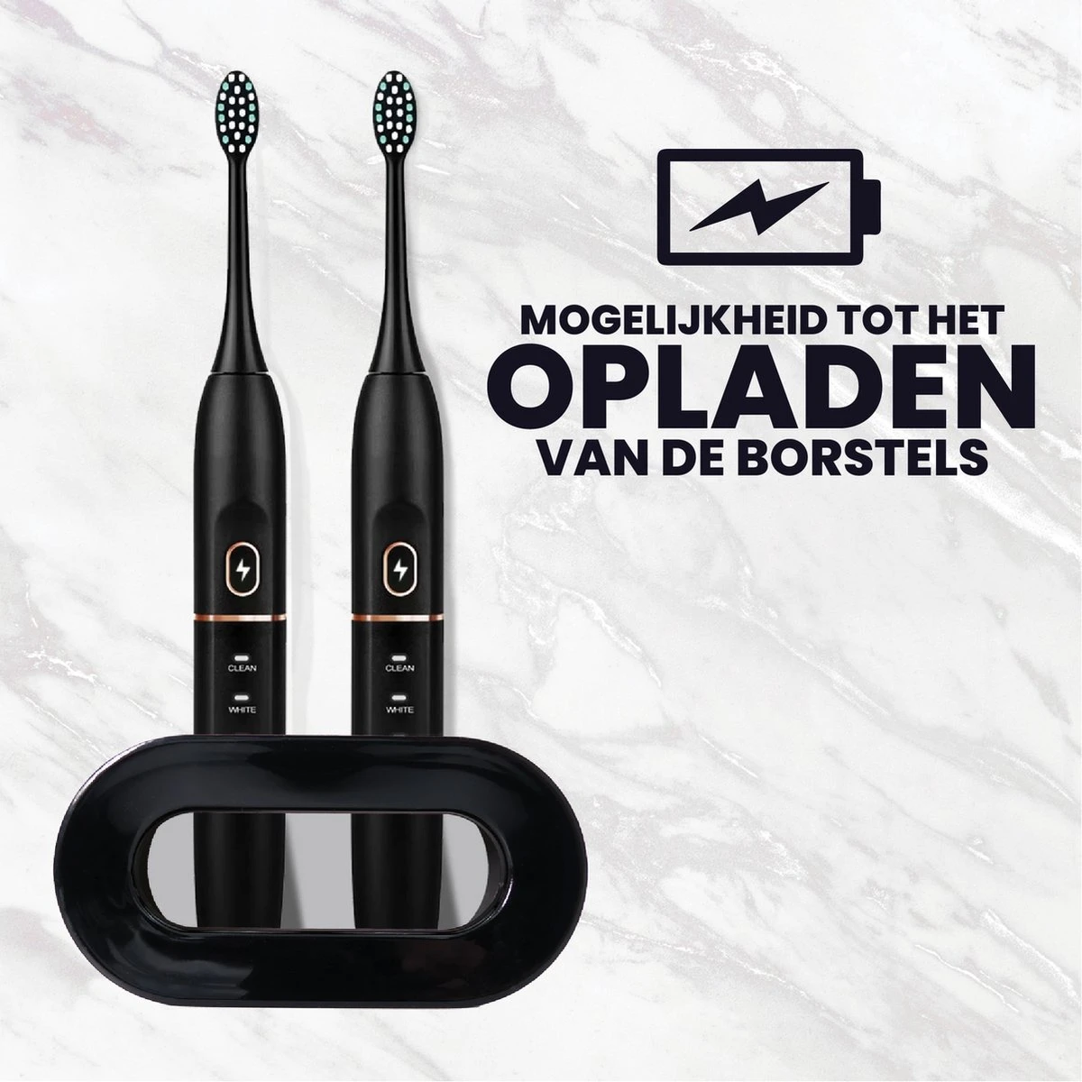 Lenga Tandenborstelhouder - Elektrische Tandenborstel Houder - Dubbele Tandenborstel Houder - Tandenborstel Houder Zwart 7 Lenga Tandenborstelhouder - Elektrische Tandenborstel Houder - Dubbele Tandenborstel Houder - Tandenborstel Houder Zwart - Afbeelding 5