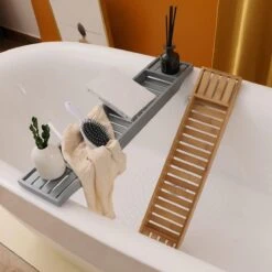 Merkloos Decopatent® Badrekje Voor Over Bad - 70 Cm - Bamboe Hout - Badrek - Badplank - Badbrug - Basic Bad Tafeltje Voor In Bad - Naturel 12 Merkloos Decopatent® Badrekje Voor Over Bad - 70 Cm - Bamboe Hout - Badrek - Badplank - Badbrug - Basic Bad Tafeltje Voor In Bad - Naturel -Badkamer Wijs 1200x1200 2740