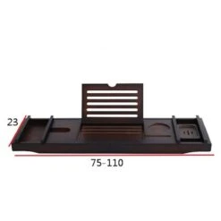 Merkloos Decopatent® Badplank - Uitschuifbaar 75 -> 110 Cm - Verstelbaar Bamboe Badrekje Voor In Bad - Boekenhouder - Tablethouder - Bruin 9 Merkloos Decopatent® Badplank - Uitschuifbaar 75 -> 110 Cm - Verstelbaar Bamboe Badrekje Voor In Bad - Boekenhouder - Tablethouder - Bruin -Badkamer Wijs 1200x1200 2753