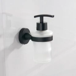 VDN Stainless Zeeppompje - Zeepdispenser - Zeepdispenser Wandmontage - Zwart - Hangend -Badkamer Wijs 1200x1200 2777