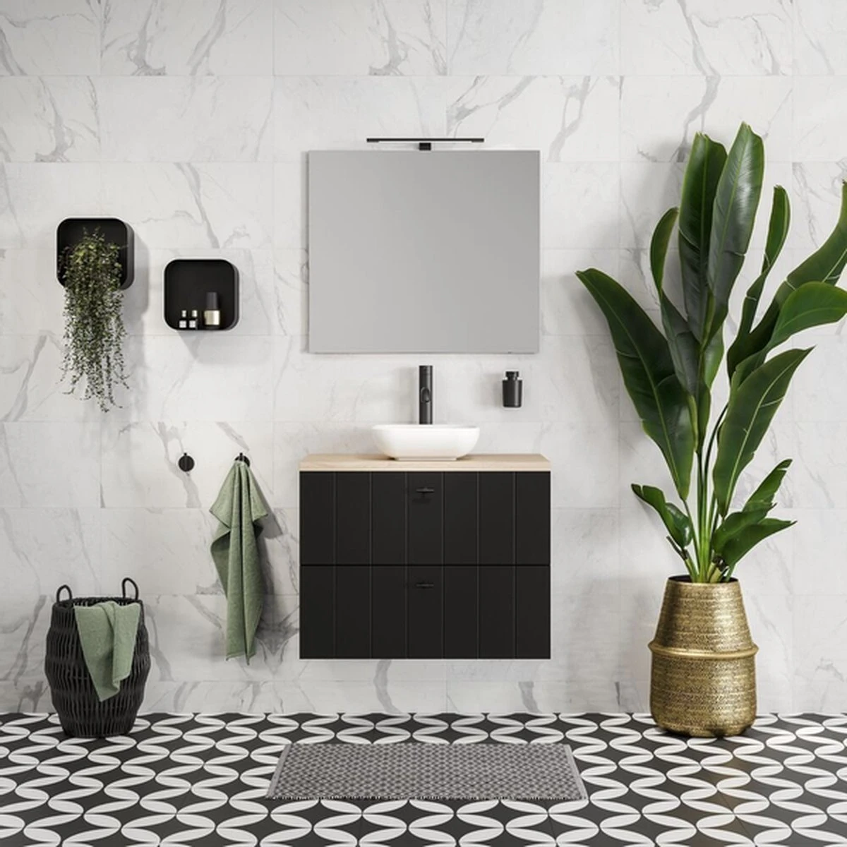 Tiger Tune - Zeepdispenser - Zwart Metaal Geborsteld / Zwart 16 Tiger Tune - Zeepdispenser - Zwart Metaal Geborsteld / Zwart - Afbeelding 14