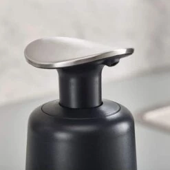 Wonix® - Zeepdispenser - Zeeppompje - Duw Met Pols - 300ml - Zwart -Badkamer Wijs 1200x1200 2832