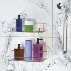 LifeGoods Zelfklevend Doucherek - 2 Stuks - Hangend Badkamer Rekje - Zonder Boren En Schroeven - RVS 13 LifeGoods Zelfklevend Doucherek - 2 Stuks - Hangend Badkamer Rekje - Zonder Boren En Schroeven - RVS -Badkamer Wijs 1200x1200 284