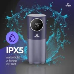 Lavrai - Automatische Zeepdispenser - Zeeppompje - Met LCD Scherm - Opldaadbaar - En Infrarood Sensor -Badkamer Wijs 1200x1200 2841