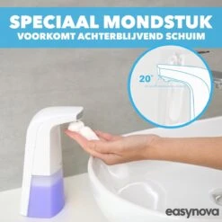 Automatische Foam Dispenser - Schuim - Zeep - Zeepdispenser - Hygiëne - Infrarood Sensor - Schuimzeep Dispenser - Zeeppompje - Elektrische Zeep Dispenser - Dettol Mousse -Badkamer Wijs 1200x1200 2843