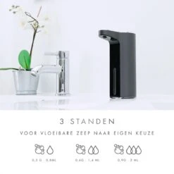 101Products Automatische Zeepdispenser - USB Oplaadbaar - Zeepdispenser Met Sensor - Zeeppompje - Zwart -Badkamer Wijs 1200x1200 2849