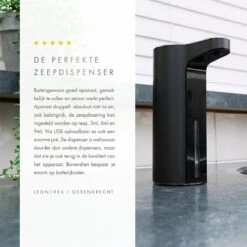 101Products Automatische Zeepdispenser - USB Oplaadbaar - Zeepdispenser Met Sensor - Zeeppompje - Zwart -Badkamer Wijs 1200x1200 2854