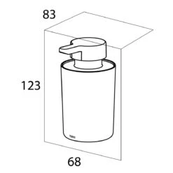 Tiger Urban - Zeepdispenser Vrijstaand - Zwart 11 Tiger Urban - Zeepdispenser Vrijstaand - Zwart -Badkamer Wijs 1200x1200 2884