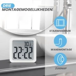 VAIVE Douchetimer Waterdicht - Douchewekker - Douche Zandloper - Klok - Shower Timer -Badkamer Wijs 1200x1200 2887