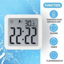 VAIVE Douchetimer Waterdicht - Douchewekker - Douche Zandloper - Klok - Shower Timer -Badkamer Wijs 1200x1200 2888