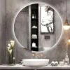 SensaHome - Led Wandspiegel Rond - Ronde Badkamerspiegel Frameloos Met LED Verlichting - Wand Gemonteerd - Anti-Condens - 2700K/4500K/6400K - Warm/Neutraal/Koud Wit - 60CM 2 SensaHome - Led Wandspiegel Rond - Ronde Badkamerspiegel Frameloos Met LED Verlichting - Wand Gemonteerd - Anti-Condens - 2700K/4500K/6400K - Warm/Neutraal/Koud Wit - 60CM -Badkamer Wijs 1200x1200 29