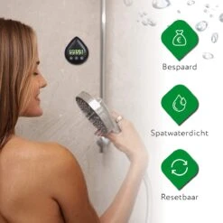 Lifect® Douchetimer 5 Minuten - Douche Wekker - Zandloper- Timer - Douche Klok - Showertimer- Douchecoach- Timer Douche -Badkamer Wijs 1200x1200 2909
