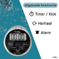 Douchetimer - Digitale Waterdichte Timer - Douche Klok - Showertimer - Digitaal - IPX7 -Badkamer Wijs 1200x1200 2913