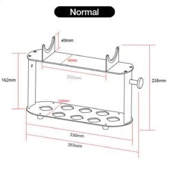 Houder Geschikt Voor Dyson Airwrap (korte Versie) - Geschikt Voor 8 Accessoires - Passend Voor Dyson Airwrap Complete Multistyler - Zwart -Badkamer Wijs 1200x1200 2968