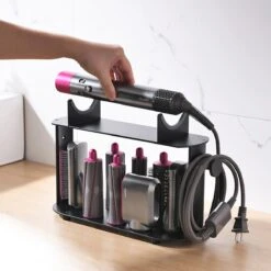 Houder Voor Dyson Airwrap (lange Versie) - Geschikt Voor 8 Accessoires - Passend Voor Dyson Airwrap Complete Long Multistyler - Zwart -Badkamer Wijs 1200x1200 2975