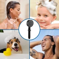 Imperatoris | DoucheSet - Douchekop Met Slang, Houder & Badmuts/Douchemuts - Waterbesparend – Hoge Druk – Regendouche - Zwart Mat -Badkamer Wijs 1200x1200 2988