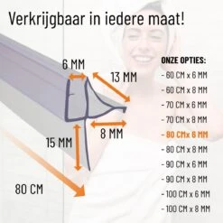 Simple Fix Lekstrip - Douchestrip - Waterkering - 80CM Lang - 6MM Glasdikte - Lekdorpel 13 Simple Fix Lekstrip - Douchestrip - Waterkering - 80CM Lang - 6MM Glasdikte - Lekdorpel -Badkamer Wijs 1200x1200 3017