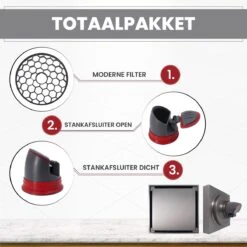 Lenga Doucheput Antraciet Vierkant - 10x10 Cm - Moderne Douche Put - Stankafsluiter - Afvoerput - Douchegoot - Doucherooster - Douchedrain 14 Lenga Doucheput Antraciet Vierkant - 10x10 Cm - Moderne Douche Put - Stankafsluiter - Afvoerput - Douchegoot - Doucherooster - Douchedrain -Badkamer Wijs 1200x1200 3021