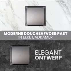 Lenga Doucheput Antraciet Vierkant - 10x10 Cm - Moderne Douche Put - Stankafsluiter - Afvoerput - Douchegoot - Doucherooster - Douchedrain 15 Lenga Doucheput Antraciet Vierkant - 10x10 Cm - Moderne Douche Put - Stankafsluiter - Afvoerput - Douchegoot - Doucherooster - Douchedrain -Badkamer Wijs 1200x1200 3022