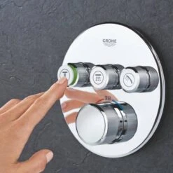 GROHE Grohtherm SmartControl Regendouche - Inbouw - ø 31 Cm - Rond -Chroom -Badkamer Wijs 1200x1200 3048