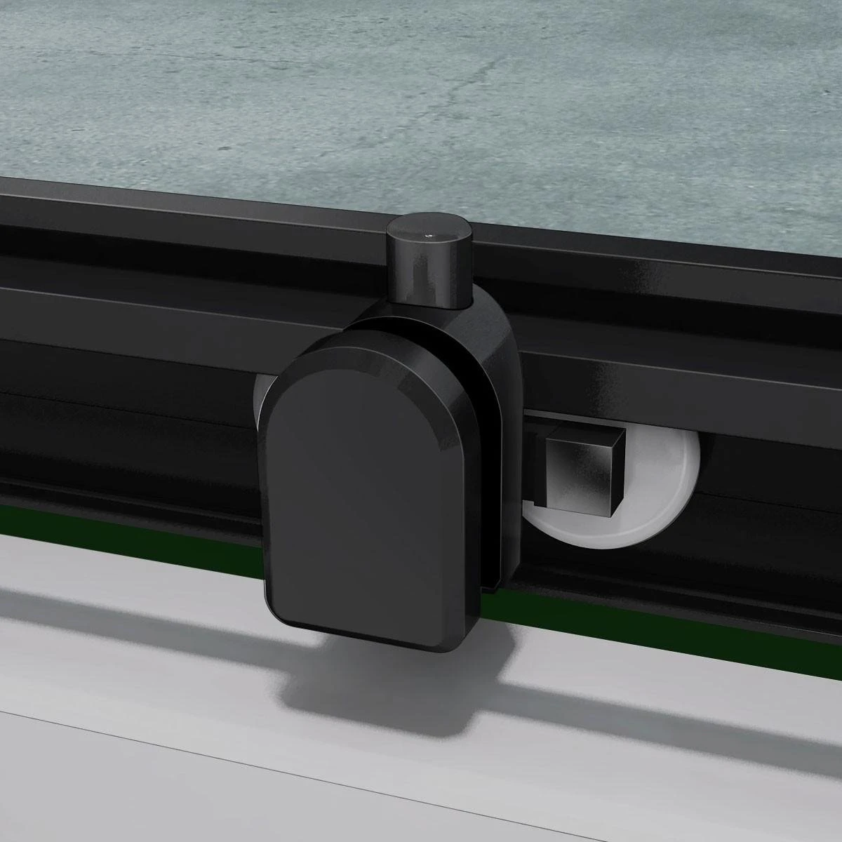 Merkloos Douchecabine - 90x90x200 - Kwartrond - Mat Zwart - Schuifdeur - Hoekinstap 6 Merkloos Douchecabine - 90x90x200 - Kwartrond - Mat Zwart - Schuifdeur - Hoekinstap - Afbeelding 4