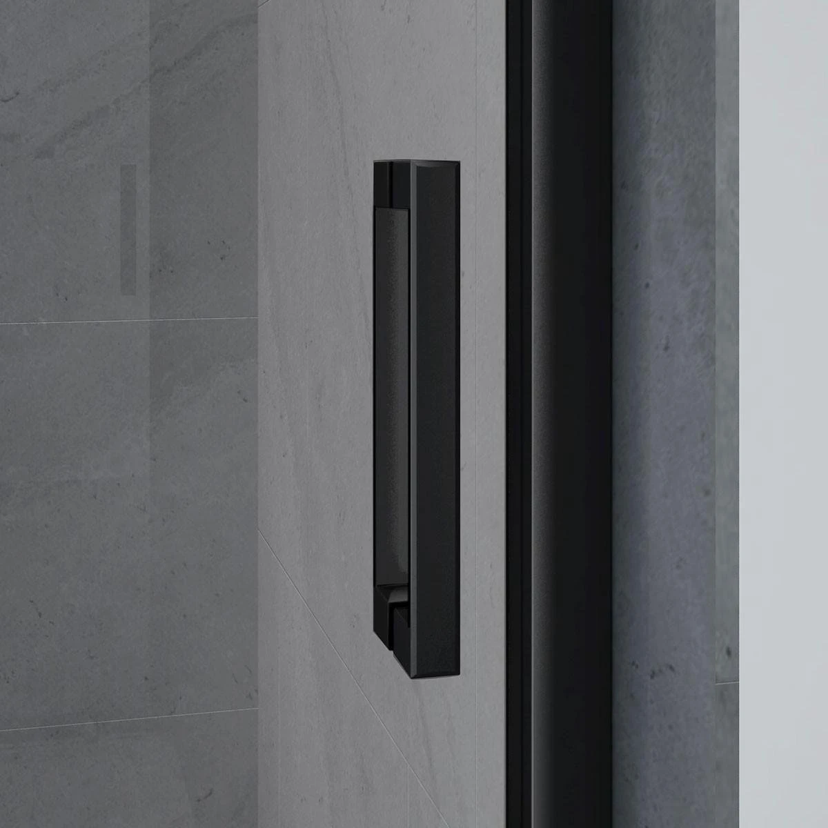 Merkloos Douchecabine - 90x90x200 - Kwartrond - Mat Zwart - Schuifdeur - Hoekinstap 7 Merkloos Douchecabine - 90x90x200 - Kwartrond - Mat Zwart - Schuifdeur - Hoekinstap - Afbeelding 5