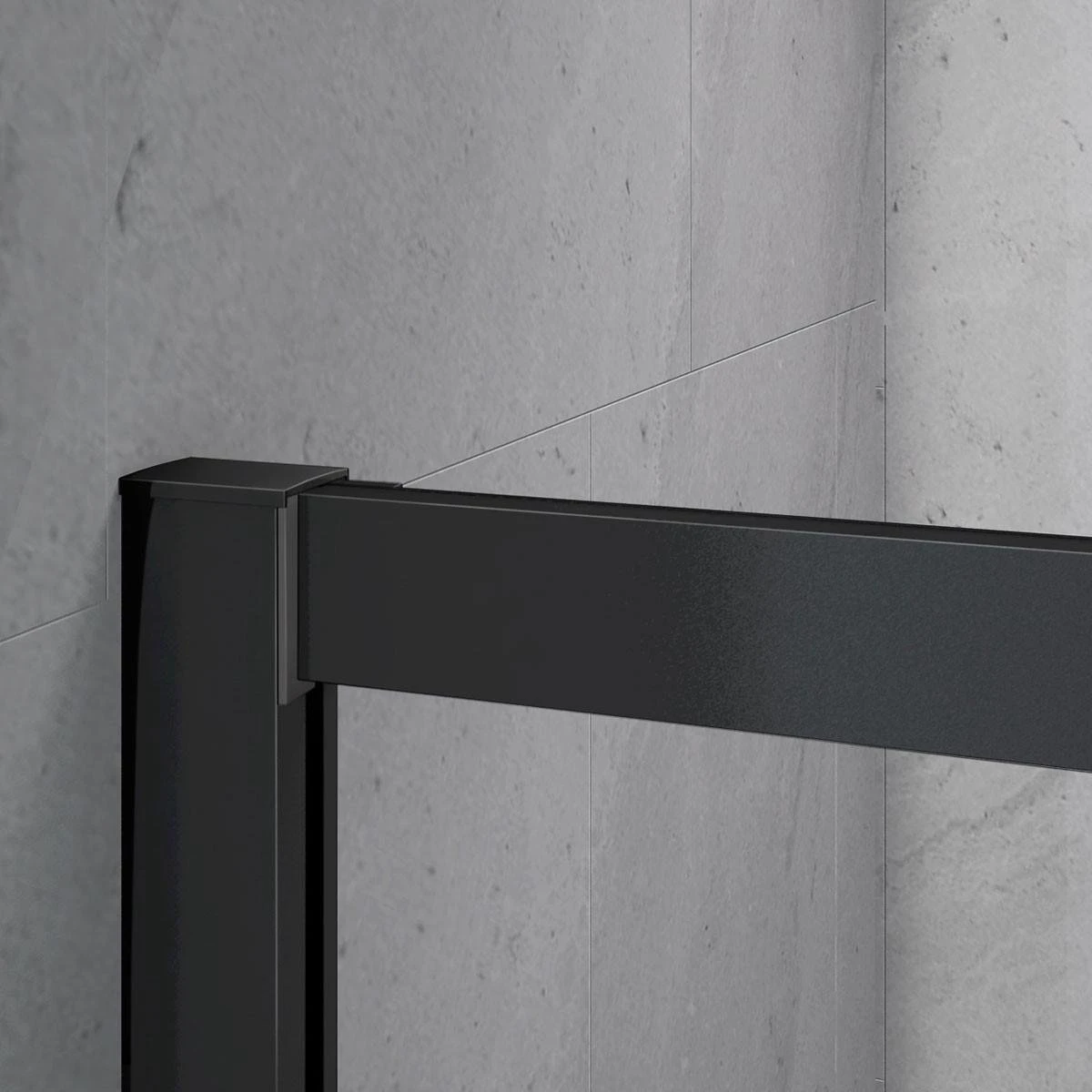 Merkloos Douchecabine - 90x90x200 - Kwartrond - Mat Zwart - Schuifdeur - Hoekinstap 9 Merkloos Douchecabine - 90x90x200 - Kwartrond - Mat Zwart - Schuifdeur - Hoekinstap - Afbeelding 7