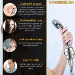 Toivo Douchefilter 17 Stages - Zilver - Incl. Montagetape En Rubberen Ringen - Waterfilter Voor Douchekop - Shower Filter - Waterfilter - Kraanfilter -Badkamer Wijs 1200x1200 3067