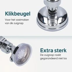 Moodcare® Verplaatsbare Douchekophouder Zelfklevend - Chroom – Douchekop Houder Zonder Boren – Wandhouder Douchekop Zuignap 12 Moodcare® Verplaatsbare Douchekophouder Zelfklevend - Chroom – Douchekop Houder Zonder Boren – Wandhouder Douchekop Zuignap -Badkamer Wijs 1200x1200 3088