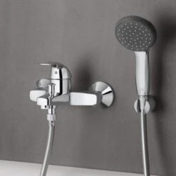 GROHE QuickFix Vitalio Start II 100 Waterbesparende Douchekop - ø 10 Cm - Met Wanddouchehouder - Chroom - 27950000 -Badkamer Wijs 1200x1200 3098