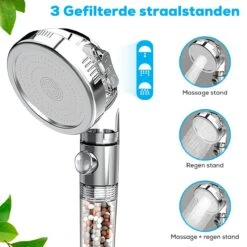 Waterbesparende Ionische Douchekop Met Slang En Houder - Handdouche - 3 Standen - Regendouche -Badkamer Wijs 1200x1200 3112