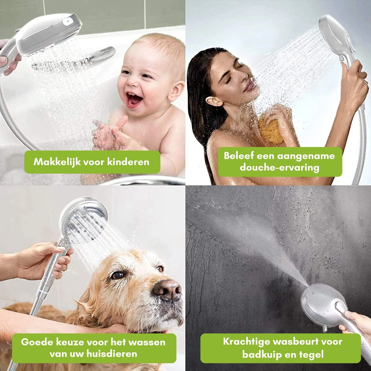 Salvano Douchekop - Waterbesparend - Regendouche - 9 Standen 9 Salvano Douchekop - Waterbesparend - Regendouche - 9 Standen - Afbeelding 7