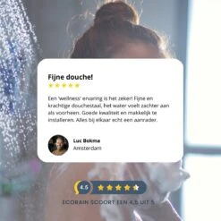 EcoRain™ Charly Waterbesparende Douchekop Zwart - 50% Waterbesparend - Regendouche 13 Cm - 3 Sproeistanden - Hoge Druk - Handdouche 15 EcoRain™ Charly Waterbesparende Douchekop Zwart - 50% Waterbesparend - Regendouche 13 Cm - 3 Sproeistanden - Hoge Druk - Handdouche -Badkamer Wijs 1200x1200 3130