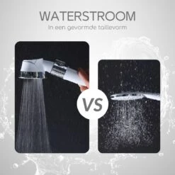 Rebela | Douchekop | Douchekop Waterbesparend | Douchekop Filter | Pressurized Shower Head| Wit -Badkamer Wijs 1200x1200 3143