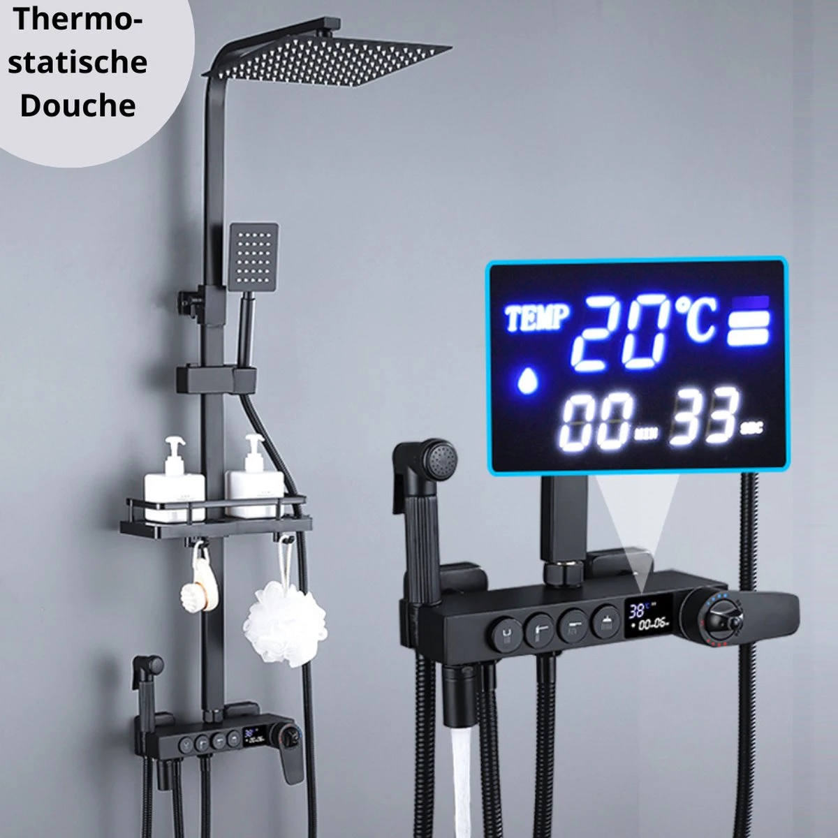 Merkloos TIB Douche Met Ingebouwde Thermostaat - Zonder Extra Stroomaansluiting - Thermostaatkraan V1 3 Merkloos TIB Douche Met Ingebouwde Thermostaat - Zonder Extra Stroomaansluiting - Thermostaatkraan V1