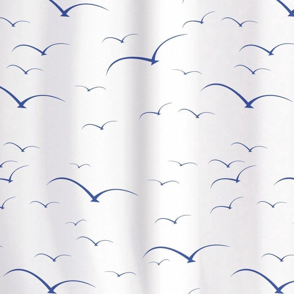 Tatkraft Seagulls - Luxe Waterdicht Douchegordijn - Met GRATIS 12 Ringen - Anti-Schimmel Badkamer Douche Gordijn - Sneldrogend & Anti Schimmel - Wasbaar & Duurzaam Shower Curtain - 100% Polyester - Meeuwen Design - 180X180 CM 4 Tatkraft Seagulls - Luxe Waterdicht Douchegordijn - Met GRATIS 12 Ringen - Anti-Schimmel Badkamer Douche Gordijn - Sneldrogend & Anti Schimmel - Wasbaar & Duurzaam Shower Curtain - 100% Polyester - Meeuwen Design - 180X180 CM - Afbeelding 2