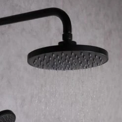 SAAR Opbouw Douche Set - Rond - Thermostaatkraan - Glijstang - Regendouche - Handdouche - Mat Zwart 12 SAAR Opbouw Douche Set - Rond - Thermostaatkraan - Glijstang - Regendouche - Handdouche - Mat Zwart -Badkamer Wijs 1200x1200 3215