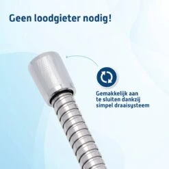 Saqu Express Doucheslang 175 Cm - Chroom -Badkamer Wijs 1200x1200 3218