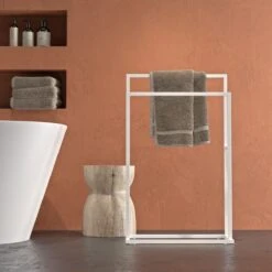 Sealskin Carré - Handdoekrek Vrijstaand - Wit 12 Sealskin Carré - Handdoekrek Vrijstaand - Wit -Badkamer Wijs 1200x1200 324