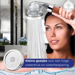 Waterbesparende Douchekop Ionische Douchekop Incl. Doucheslang - Douchefilter - Waterfilter - Handdouche - Met Mineraalstenen - Douchekop Met Slang – Transparant – Incl. Doucheslang 16 Waterbesparende Douchekop Ionische Douchekop Incl. Doucheslang - Douchefilter - Waterfilter - Handdouche - Met Mineraalstenen - Douchekop Met Slang – Transparant – Incl. Doucheslang -Badkamer Wijs 1200x1200 3240