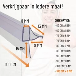 Simple Fix Douchestrip - Douchedeurafdichting - Dorpel - Waterkering - Lekstrip - 100cm Lang - 8mm Glasdikte 12 Simple Fix Douchestrip - Douchedeurafdichting - Dorpel - Waterkering - Lekstrip - 100cm Lang - 8mm Glasdikte -Badkamer Wijs 1200x1200 3254