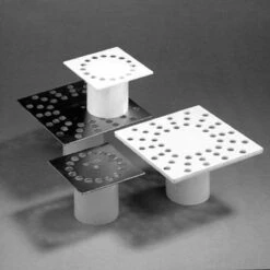 Dyka Doucheputrooster RVS 9.5 X 9.5cm -Badkamer Wijs 1200x1200 3284