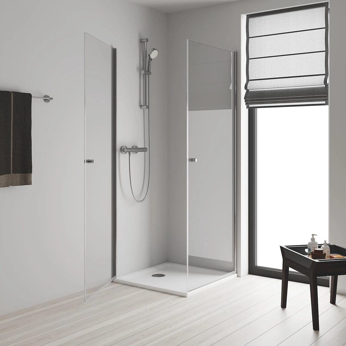 GROHE Grohtherm 800 Cosmopolitan Douchekraan - Met Glijstang En Handdouche - Incl. Koppelingen - Chroom - 34768000 5 GROHE Grohtherm 800 Cosmopolitan Douchekraan - Met Glijstang En Handdouche - Incl. Koppelingen - Chroom - 34768000 - Afbeelding 3